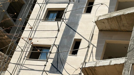 SPUMA Limestone architectural facade on residential building in Lebanon